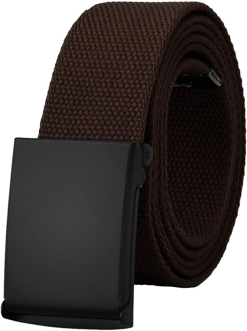 Falari Canvas Web Belt Fully Adjustable Cut to Fit Golf Belt Flip Top Buckle - Image 1